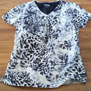 Landau Scrub Top Size Medium